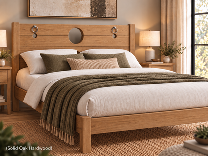 Headboard Pillory Bed Frame - Open Foot End