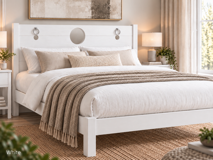 Headboard Pillory Bed Frame - Open Foot End