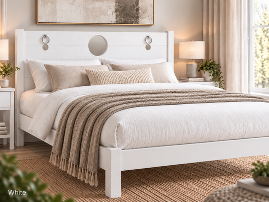 Headboard Pillory Bed Frame - Open Foot End